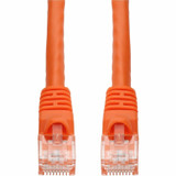 AddOn 12ft Orange CAT 5E PVC Ethernet Cable Snagless Bubble Boot RJ-45 M/M