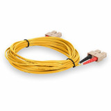AddOn ADD-SC-SC-10M6MMF-YW Fiber Optic Duplex Patch Network Cable
