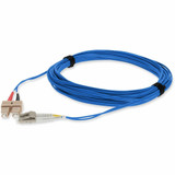 AddOn 3m SC (Male) to LC (Male) Blue OM4 Duplex OFNR (Riser-Rated) Fiber Patch Cable