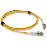 AddOn ADD-LC-LC-3M5OM4-YW-TAA Fiber Optic Duplex Patch Network Cable