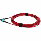 AddOn ADD-MPOMPO-3M5OM4P-RD Fiber Optic Patch Network Cable