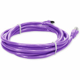 AddOn 10ft RJ-45 (Male) to RJ-45 (Male) Violet Cat6 STP PVC Copper Patch Cable