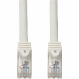AddOn 75ft White CAT 6 PVC Ethernet Cable Snagless Easy Boot RJ-45 M/M