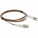AddOn 3m LC (Male) to LC (Male) Brown OM1 Duplex Fiber OFNR (Riser-Rated) Patch Cable