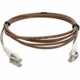 AddOn 3m LC (Male) to LC (Male) Brown OM1 Duplex Fiber OFNR (Riser-Rated) Patch Cable
