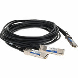 Mellanox MCP7H50-H003R26 Compatible TAA Compliant 200GBase-CU QSFP56 to 2xQSFP56 Infiniband HDR Direct Attach Cable (Passive Twinax, 3m, LSZH)