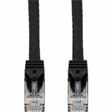 AddOn 75ft Black CAT 6A PVC Ethernet Cable Snagless Easy Boot RJ-45 M/M
