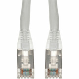 AddOn 10ft White CAT 6A Shielded PVC Ethernet Cable Snagless Bubble Boot RJ-45 M/M