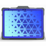 MAXCases Shield Extreme-X2 for iPad 10 10.9" (2022) (Blue Bezel-Gray Case)