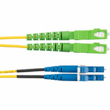 Panduit OS2 2f 1.6mm PC OFNR SC/APC to LC Duplex Std Polarity Std IL 10m