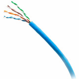 C2G C2G56051 TAA-Compliant Cat6a Bulk Unshielded (UTP) Ethernet Network Cable with Solid Conductors-Plenum CMP-Rated - Blue - 1000ft