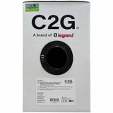 C2G C2G56030 TAA-Compliant Cat5e Bulk Unshielded (UTP) Ethernet Network Cable with Stranded Conductors In-Wall CM-Rated - Blue - 1000ft