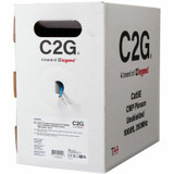 C2G C2G56029 TAA-Compliant Cat5e Bulk Unshielded (UTP) Ethernet Network Cable with Solid Conductors-Plenum CMP-Rated - Blue - 1000ft