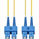 AddOn 90m SC to SC Yellow OS2 Duplex OFNR (Riser-Rated) SMF Fiber Patch Cable