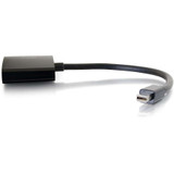 C2G 8in Mini DisplayPort to 4K HDMI or VGA Adapter - Black