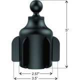 RAM Mounts X-Grip Vehicle Mount for Phone Mount - Handheld Device - Cup Holder