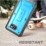 i-Blason Unicorn Beetle Pro Carrying Case (Holster) Smartphone - Black - Blue