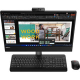 Lenovo ThinkCentre M70a Gen 3 11VL0044US All-in-One Computer - Intel Core i3 12th Gen i3-12100 Quad-core (4 Core) 3.30 GHz - 8 GB RAM DDR4 SDRAM - 256 GB NVMe M.2 PCI Express PCI Express NVMe 4.0 x4 SSD - 21.5" Full HD 1920 x 1080 - Desktop - Black