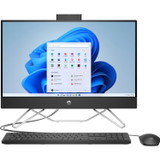 HP 24-cb1000i 24-cb1017c All-in-One Computer - Intel Core i5 12th Gen i5-1235U Deca-core (10 Core) - 8 GB RAM DDR4 SDRAM - 512 GB M.2 PCI Express NVMe SSD - 23.8" Full HD 1920 x 1080 - Desktop - Jet Black - Refurbished