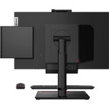 Lenovo ThinkCentre M70q Gen 3 11T3000EUS Desktop Computer - Intel Core i3 12th Gen i3-12100T Quad-core (4 Core) 2.20 GHz - 8 GB RAM DDR4 SDRAM - 128 GB NVMe M.2 PCI Express PCI Express NVMe 3.0 SSD - Tiny - Black