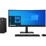 Lenovo ThinkCentre M80s Gen 3 11TG000JUS Desktop Computer - Intel Core i9 12th Gen i9-12900 Hexadeca-core (16 Core) 2.40 GHz - 16 GB RAM DDR5 SDRAM - 256 GB M.2 PCI Express NVMe 4.0 SSD - Small Form Factor - Raven Black