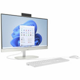 HP 24-cr0000i 24-cr0030 All-in-One Computer - Intel Core i3 i3-N300 Octa-core (8 Core) - 8 GB RAM DDR4 SDRAM - 256 GB M.2 PCI Express NVMe SSD - 23.8" Full HD 1920 x 1080 - Desktop - Jet Black