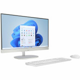 HP 24-cr0000a 24-cr0090 All-in-One Computer - AMD Ryzen 7 7730U Octa-core (8 Core) - 16 GB RAM DDR4 SDRAM - 512 GB M.2 PCI Express NVMe SSD - 23.8" Full HD 1920 x 1080 Touchscreen Display - Shell White