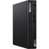 Lenovo ThinkCentre M70q Gen 3 11T3000TUS Desktop Computer - Intel Core i5 12th Gen i5-12400T Hexa-core (6 Core) 1.80 GHz - 8 GB RAM DDR4 SDRAM - 128 GB NVMe M.2 PCI Express PCI Express NVMe 3.0 SSD - Tiny - Black