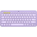 Logitech K380 Multi-Device Bluetooth Keyboard - Wireless - Lavendar Lemonade