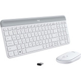 Logitech MK470 Slim Keyboard & Mouse Combo - Wireless - Off White