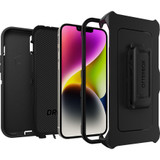 OtterBox 77-88365 Defender Rugged Carrying Case (Holster) Apple iPhone 14 Plus Smartphone - Black