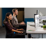 Kensington K55470WW SmartFit Mounting Arm for Monitor - Silver Gray