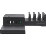 Manhattan 102230 Charging Station with Wireless Charging Pad (detachable) - 1x Wireless - 1x USB-C and 4x USB-A Ports - Wireless Output: 2A - USB-C Output: 3A - USB-A Outputs: 1x 3A and 3x 2.4A max - Cable 1m Manhattan 102230 Charging Station with Wireless Charging Pad (detachable) - 1x Wireless - 1x USB-C and 4x USB-A Ports - Wireless Output: 2A - USB-C Output: 3A - USB-A Outputs: 1x 3A and 3x 2.4A max - Cable 1m