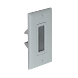On-Q WP1014WH Cable Access Strap - White - HDMI - Coaxial - Cat5e / Cat6 Access Wall Plate