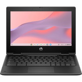 HP Fortis Flip G1i 11.6" Touchscreen Rugged Convertible 2 in 1 Chromebook - HD - Intel N-Series N250 - 8 GB - 128 GB Flash Memory - English Keyboard - Jet Black