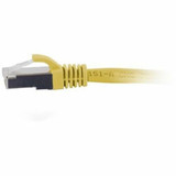 C2G C2G07381  25ft (7.6m) Cat6a Snagless Shielded (STP) Ethernet Network Patch Cable - Yellow