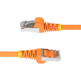 StarTech 25ft Orange CAT6a Ethernet Cable - Snagless RJ45 - 10G - 100W PoE - S/FTP - LSZH - 27AWG Bare Copper - 500MHz - Shielded Network Cord