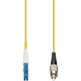 AddOn ADD-LC-FC-85MS9SMFP 85m LC to FC Yellow OS2 Simplex OFNP (Plenum-Rated) SMF Fiber Patch Cable