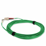 AddOn ADD-SC-LC-5M5OM4-GN 5m SC to LC Green OM4 Duplex OFNR (Riser-Rated) Fiber Patch Cable