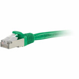 C2G C2G07353  3ft (0.9m) Cat6a Snagless Shielded (STP) Ethernet Network Patch Cable - Green