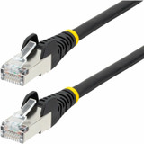 StarTech 75ft Black CAT6a Ethernet Cable - Snagless RJ45 - 10G - 100W PoE - S/FTP - LSZH - 27AWG Pure Copper - 500MHz - Shielded Network Cord