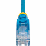 StarTech 30ft Blue Slim CAT6 Ethernet Cable - Slim Snagless RJ45 - UTP - LSZH - 28AWG Bare Copper - Slim Network Patch Cord - Fluke Tested StarTech 30ft Blue Slim CAT6 Ethernet Cable - Slim Snagless RJ45 - UTP - LSZH - 28AWG Bare Copper - Slim Network Patch Cord - Fluke Tested