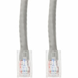AddOn ADD-15FCAT6NB-GY-LLBL 15ft Gray CAT 6 PVC Ethernet Cable Non-Booted RJ-45 M/M with Length Labels