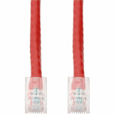 AddOn ADD-6INCAT6NB-RD 6in Red CAT 6 PVC Ethernet Cable Non-Booted RJ-45 M/M