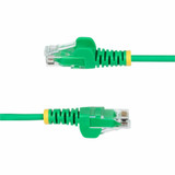 StarTech 7ft Green Slim CAT6 Ethernet Cable - Slim Snagless RJ45 - UTP - LSZH - 28AWG Bare Copper - Slim Network Patch Cord - Fluke Tested