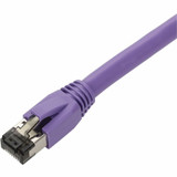 AddOn ADD-5FCAT8-PE 5ft Purple CAT 8 Shielded (S/FTP) PVC Ethernet Cable Snagless Easy Boot RJ-45 M/M