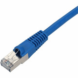 AddOn ADD-8FCAT7-BE 8ft Blue CAT 7 Shielded (S/FTP) PVC Ethernet Cable Snagless Bubble Boot RJ-45 M/M