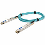 AddOn QDD-400-AOC10M-AO Fiber Optic Network Cable