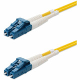 AddOn ADD-LC-LC-0-5M9SMF-TAA 0.5m LC to LC Yellow OS2 Duplex OFNR (Riser-Rated) TAA SMF Fiber Patch Cable