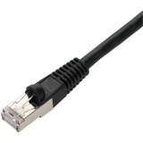 AddOn ADD-3FCAT7-BK 3ft Black CAT 7 Shielded (S/FTP) PVC Ethernet Cable Snagless Bubble Boot RJ-45 M/M